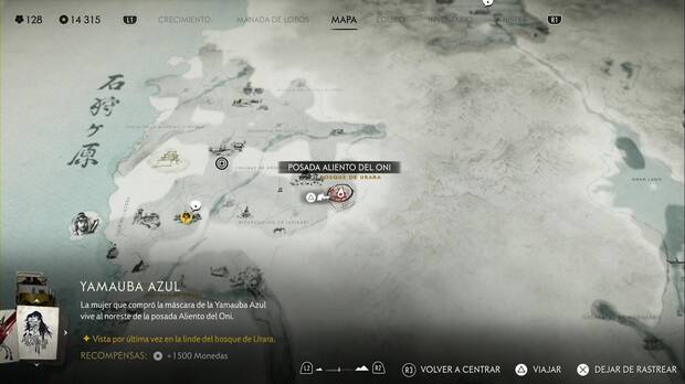 Ghost of Yotei -  Ubicacin de la posada Aliento del oni en la Llanura de Ishikari