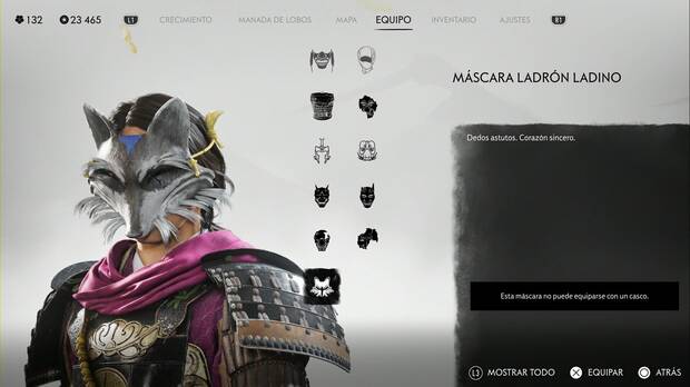 Ghost of Yotei - Mscaras, Mscara ladrn ladino