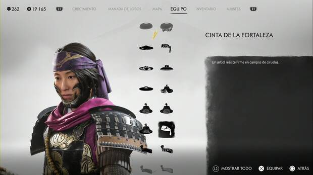 Ghost of Yotei - Cascos, Cinta de la fortaleza