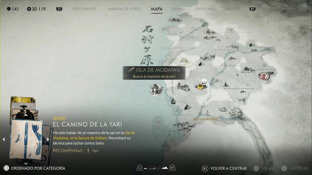 Ghost of Yotei - Sensei, El camino de la Yari