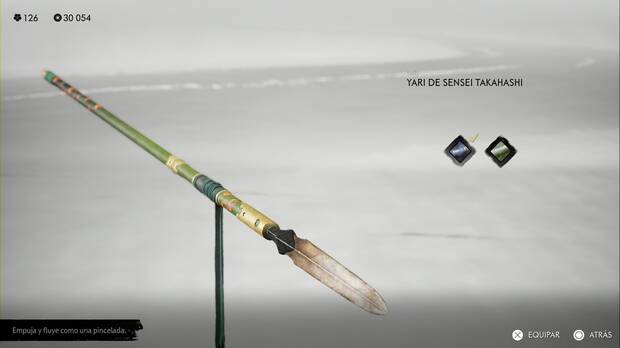 Ghost of Yotei - Conjuntos de armas, Yari del sensei Takahashi