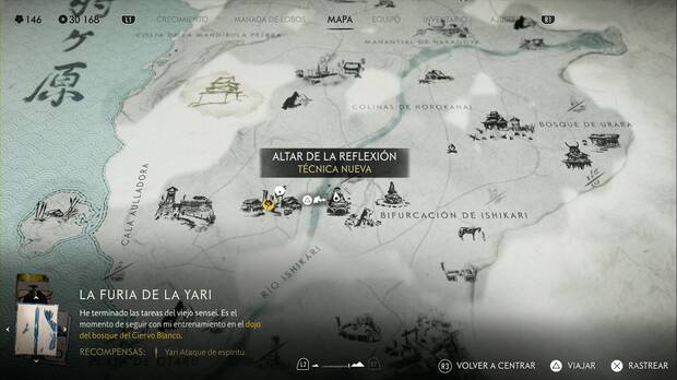 Ghost of Yotei - Altares de la reflexión en la Llanura de Ishikari, ubicación del altar #8
