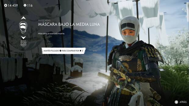 Ghost of Yotei - Mscaras, Mscara bajo la media luna