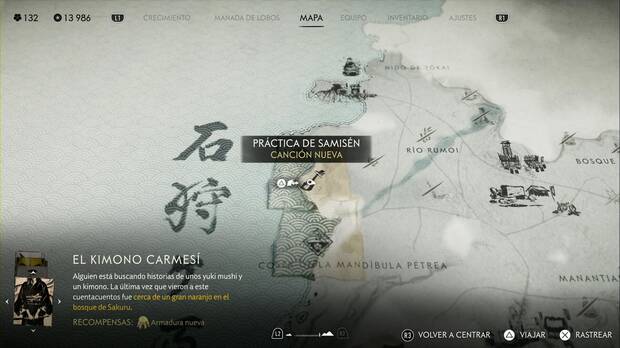 Ghost of Yotei - Práctica de samisén de la costa noroeste de la Llanura de Ishikari