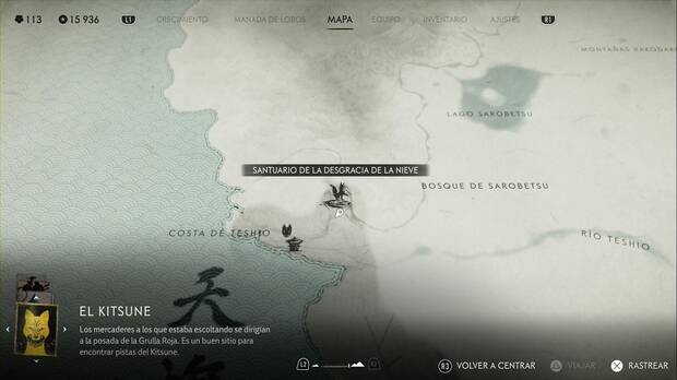 Ghost of Yotei - Campamentos de los Seis en el Risco de Teshio, Escondite de la desgracia de la nieve, ubicación del santuario de la desgracia de la nieve