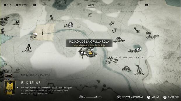 Ghost of Yotei - Manantiales en el Risco de Teshio, ubicacin del manantial de  la posada de la Grulla Roja