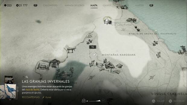 Ghost of Yotei - Cascos, Cinta voluntad del jinete, ubicacin