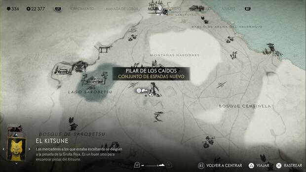 Ghost of Yotei - Pilares de los cados en el Risco de Teshio, ubicacin del pilar #4 en el Risco de Teshio