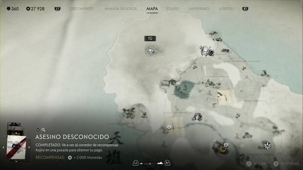 Ghost of Yotei - Relicarios, ubicacin del relicario de la compasin en el Risco de Teshio