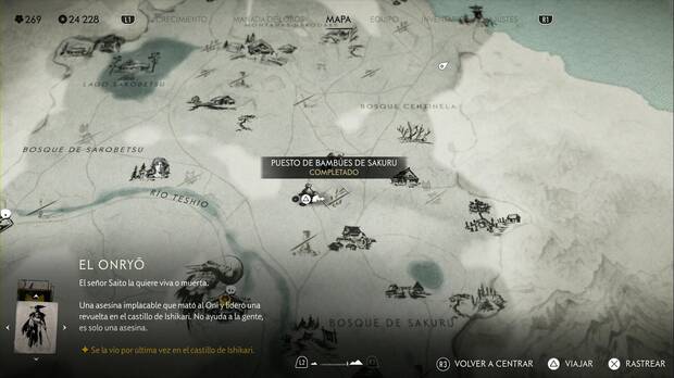 Ghost of Yotei - Relatos en el Risco de Teshio, punto donde comienza Un zorro con piel de monje