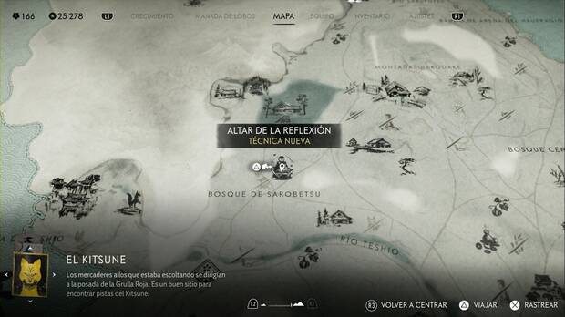 Ghost of Yotei - Altares de la reflexión en el Risco de Teshio, ubicación del altar #10