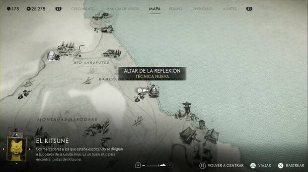 Ghost of Yotei - Altares de la reflexión en el Risco de Teshio, ubicación del altar #16