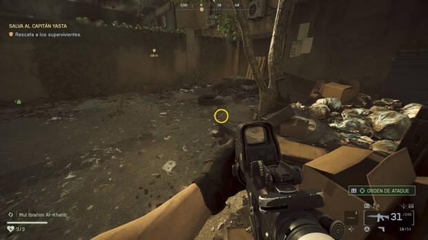 Battlefield 6 - Localización de la chapa de identificación 21 en la misión Guardia del Nilo