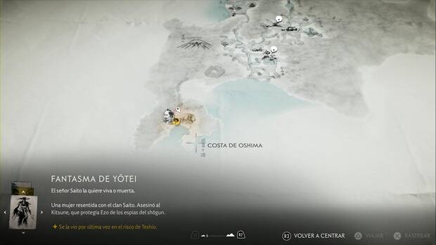 Ghost of Yotei - Regiones, Costa de Oshima
