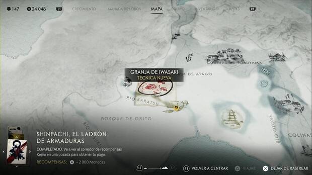 Ghost of Yotei - Campamentos de los Seis en la Costa de Oshima, ubicación de la Granja de Iwasaki