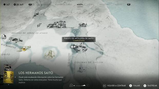 Ghost of Yotei - Hallazgos ainu en la Costa de Oshima, ubicacin del objeto Objetos lacados