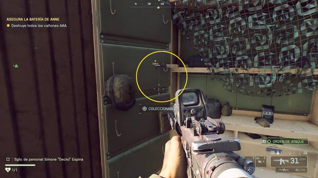 Battlefield 6 - Localización de la chapa de identificación 06 en la misión El Peñón