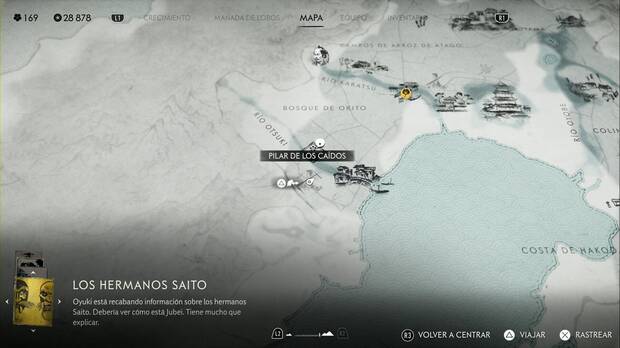 Ghost of Yotei - Pilares de los cados en la Costa de Oshima, ubicacin del pilar #1