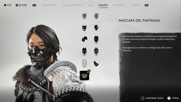 Ghost of Yotei - Mscara del Fantasma