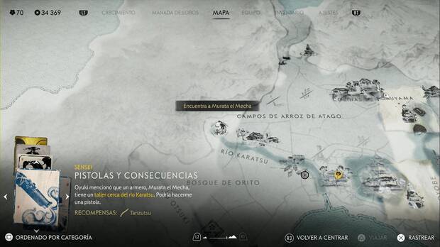 Ghost of Yotei - Relatos de Sensei, Pistolas y consecuencias, ubicación de Murata el Mecha