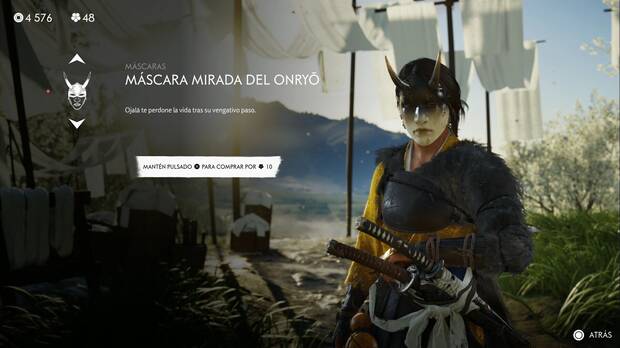 Ghost of Yotei - Mscara miedo del onryo