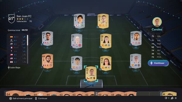 EA Sports FC 26 - La mejor alineacin para novatos