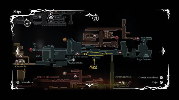 Hollow Knight Silksong - La mejor ruta para farmear rosarios en el Acto 1