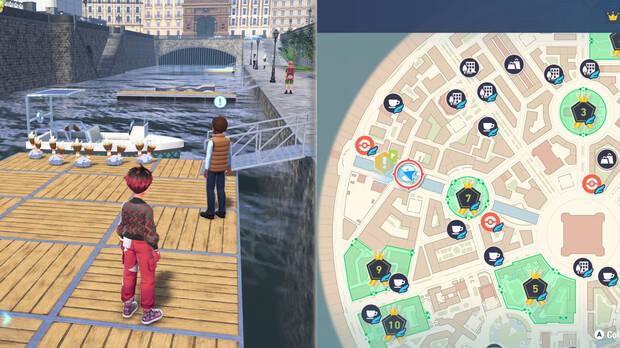 Leyendas Pokmon Z-A - Localizacin de la misin secundaria Invasin de Binacle frente a la barca