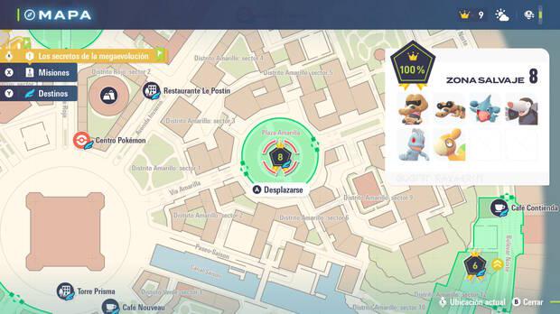 Leyendas Pokmon Z-A - Localizacin y lista de Pokmon disponibles en la zona salvaje 8