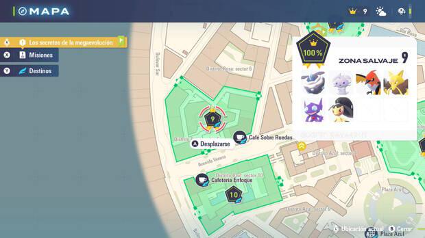 Leyendas Pokmon Z-A - Localizacin y lista de Pokmon disponibles en la zona salvaje 9