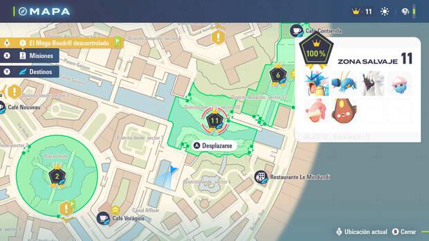 Leyendas Pokmon Z-A - Localizacin y lista de Pokmon disponibles en la zona salvaje 11