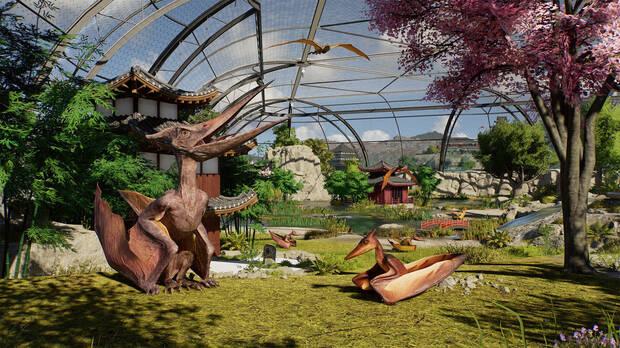 Podemos emplear el modo en primera persona para recorrer el parque y disfrutar de las atracciones como si fuésemos un cliente más.