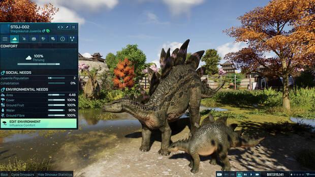 Nuestra primera misión siempre es construir un ambiente propicio para que los <i>dinos</i> estén cómodos y sean felices. Esto les llevará también a reproducirse.