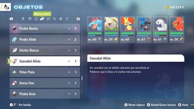 Leyendas Pokmon Z-A - Cmo conseguir el Cascabel Alivio para subir rpido la amistad