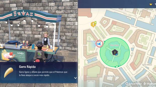 Leyendas Pokmon Z-A - Localizacin del objeto de combate Garra Rpida