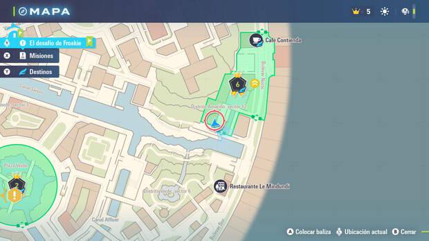 Leyendas Pokmon Z-A - Localizacin en el mapa de la MT041 Hidropulso