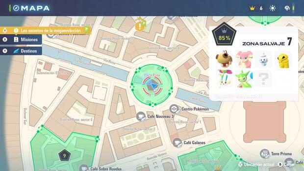 Leyendas Pokmon Z-A - Localizacin en el mapa de la MT092 Brillo Mgico