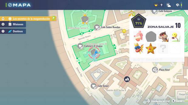 Leyendas Pokmon Z-A - Localizacin en el mapa de la MT034 Tajo Umbro