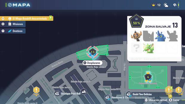 Leyendas Pokmon Z-A - Localizacin en el mapa de la MT081 Tijera X