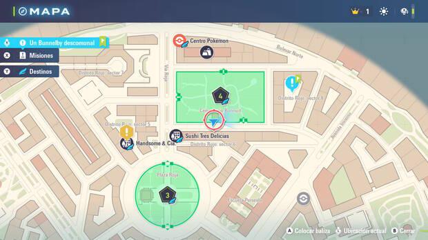 Leyendas Pokmon Z-A - Localizacin en el mapa de la MT072 Giro Fuego