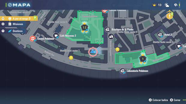 Leyendas Pokmon Z-A - Localizacin en el mapa de la MT058 Cabeza de Hierro