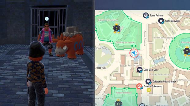 Leyendas Pokmon Z-A - Localizacin de la misin secundaria Un nuevo negocio con Camerupt