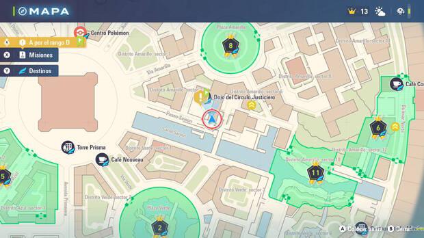 Leyendas Pokmon Z-A - Localizacin en el mapa de la MT086 Voltio Cruel
