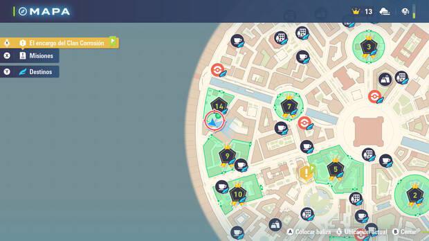 Leyendas Pokmon Z-A - Localizacin en el mapa de la MT039 Chispazo