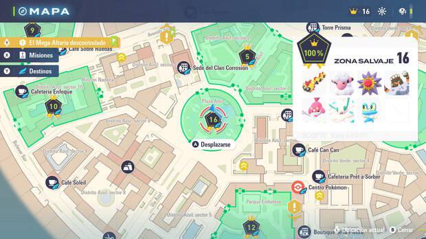 Leyendas Pokmon Z-A - Localizacin y lista de Pokmon disponibles en la zona salvaje 16