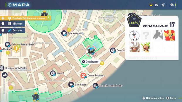 Leyendas Pokmon Z-A - Localizacin en el mapa de la MT062 Lanzallamas