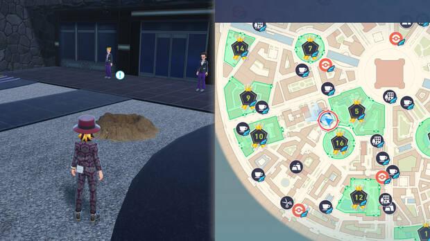 Leyendas Pokmon Z-A - Localizacin de la misin secundaria Quin ha destrozado el jardn?