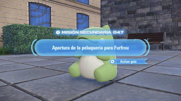 Leyendas Pokmon Z-A - Cmo completar la misin secundaria 47 Apertura de la peluquera para Furfrou
