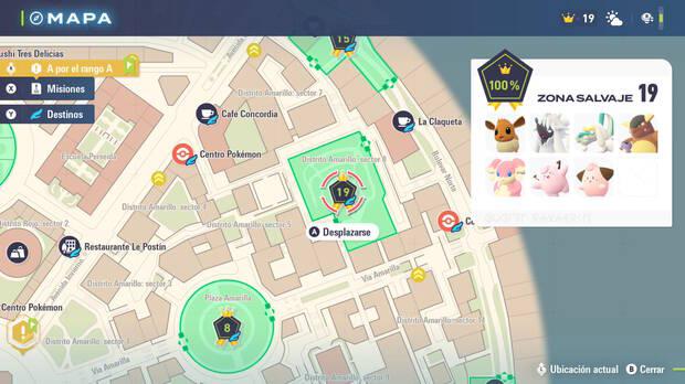 Leyendas Pokmon Z-A - Localizacin y lista de Pokmon disponibles en la zona salvaje 19