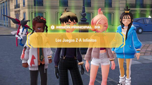 Leyendas Pokmon Z-A - Misin principal Los Juegos Z-A Infinitos